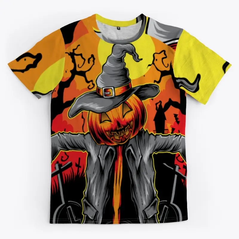 Halloween All-Over Print Unisex Tee