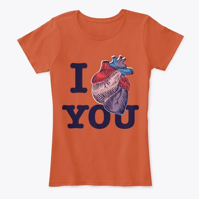 i love u Women's Comfort Tee-shirt