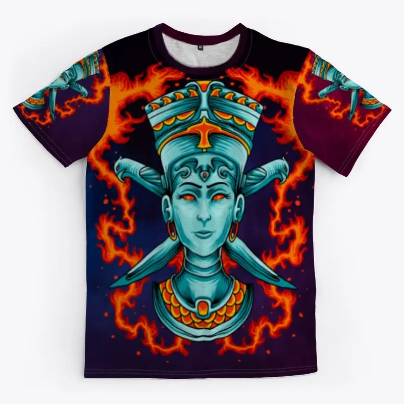 Queen of Egypt ALL-OVER PRINT UNISEX TEE